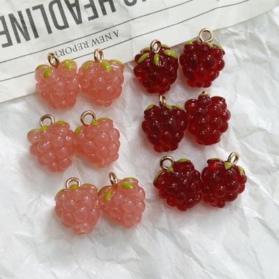 1 Stück Harz 3D Obst Charms Mini Trauben Anhänger Für Diy Ohrring Armband Halskette Handwerk Zubehör Herstellung Von Schmuck Erkenntnisse