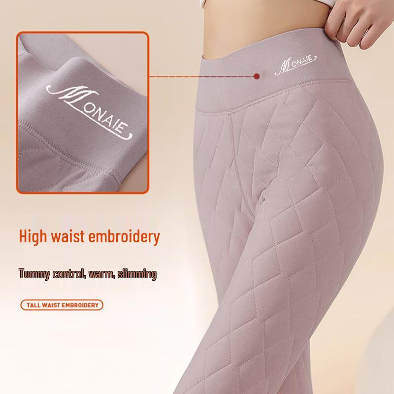 Langsha Women's 100% Wool Lined Thermal Leggings