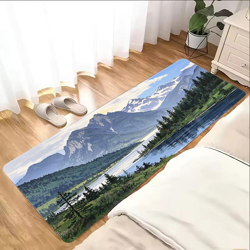 

Vikama upgraded material kitchen, bathroom, living room, laundry room stain-resistant washable carpet floor mat home decoration 40cmx60cm