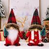 Red Christmas Gnome Doll Decorative Figure Adorned With Festive Charm And Cheerful Style
