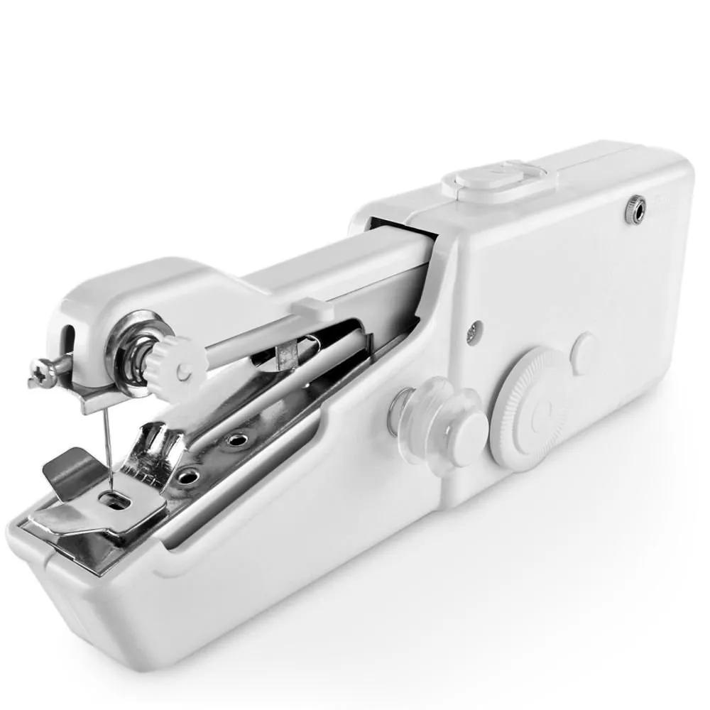 Mini Sewing Machine Handheld Portable Electric Sewing Machine with Bobbin for Needlework Handwork Home Travel Sewing Accessories
