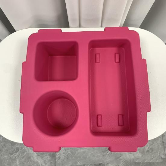 Snack Container Tray with Cup Holder Large Capacity Multiple Compartments