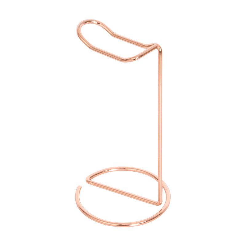 Gold Metal Headphone Stand & Jewelry Display Rack
