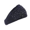 Fix Rhinestone Hair Bands Wide Elastic Hair Bands Wide Stretch Women Headbands Headpiece Headwrap Turban Headwear