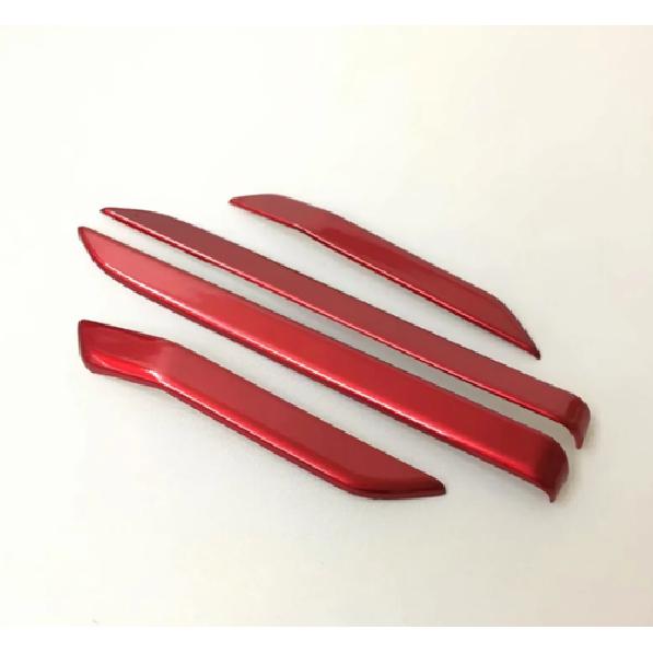 For Honda CRV CR-V 2017- Red Car Door Speaker Cover Trim 4pcs