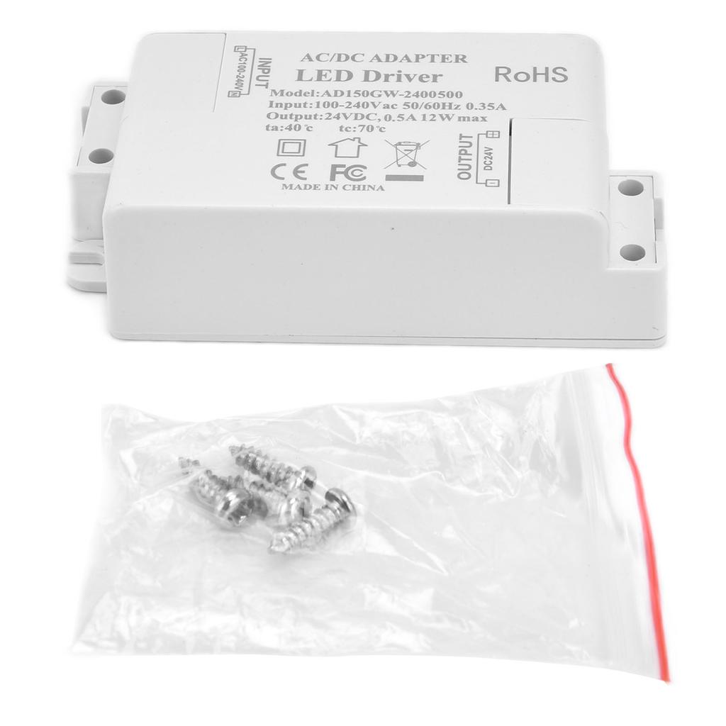 12W LED Driver Low Voltage Constant Current LED Power Supply Transformer for LED Lights