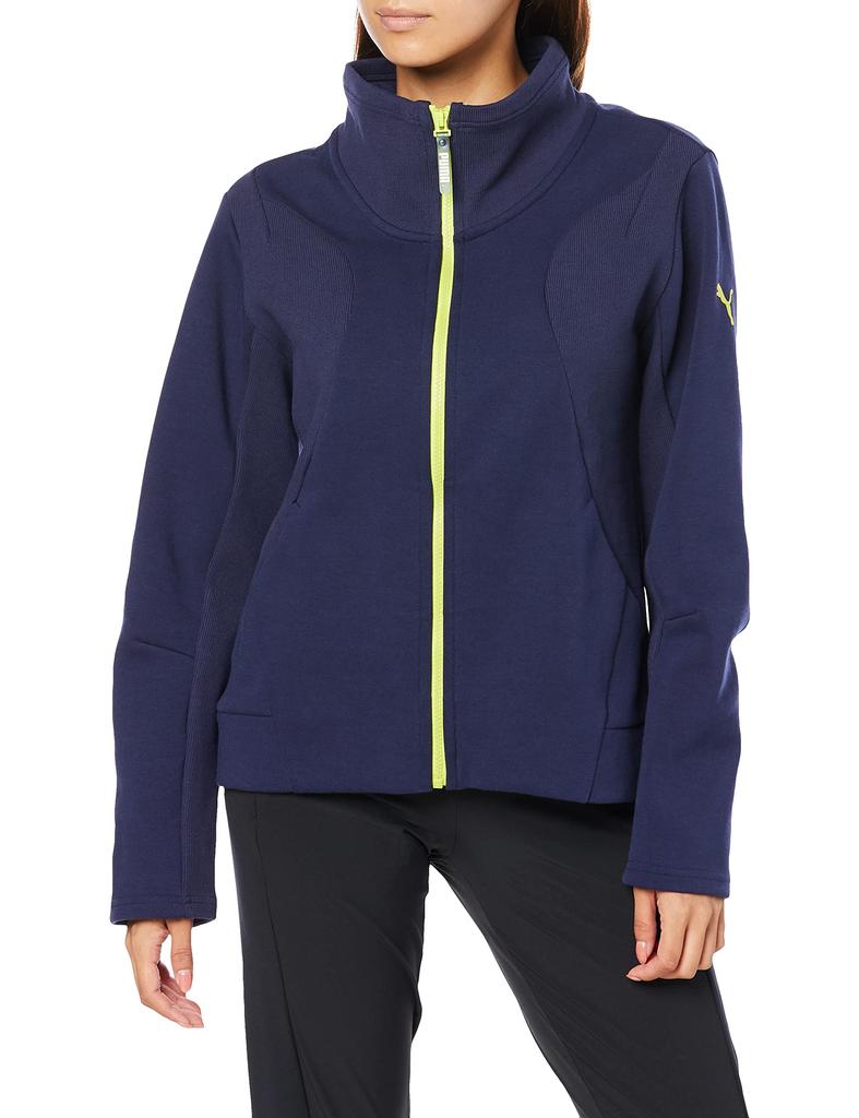 Puma Sweatshirt Hooded Jacket 2021 Peacoat Size Small Women's 846155, Fall/Winter Color, (06),