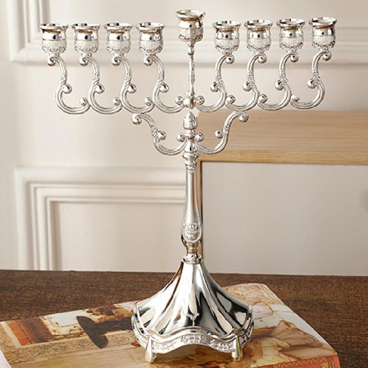 9 Branch Candle Holders Elegant Table Centerpieces Romantics Candle Stand Dining Table Ornament for Living Room Banquet