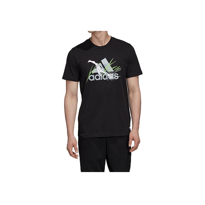 

Adidas Campeon Tsubasa Football Illustration Футболка с коротким рукавом Мужские топы Черные FQ7636 L