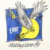 FRUIT OF THE LOOM 90s Made In USA Old Marking Ideas Fly Short Sleeve T-shirt Men's Used
