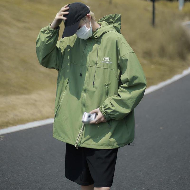 Men Women Hoodie Hooded Baseball Jacket Long Sleeves Loose Casual