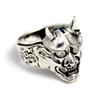 [World Accessories Carmelo] Oriental Vibrations Hannya Oni Mask Sterling Silver 925 Ring (7)