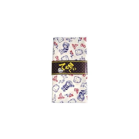 Yokai Tenugui: Kitaro, Medama Oyaji, Nurikabe, Ittan Momen All-Over Pattern Cotton 100% Hand Towel