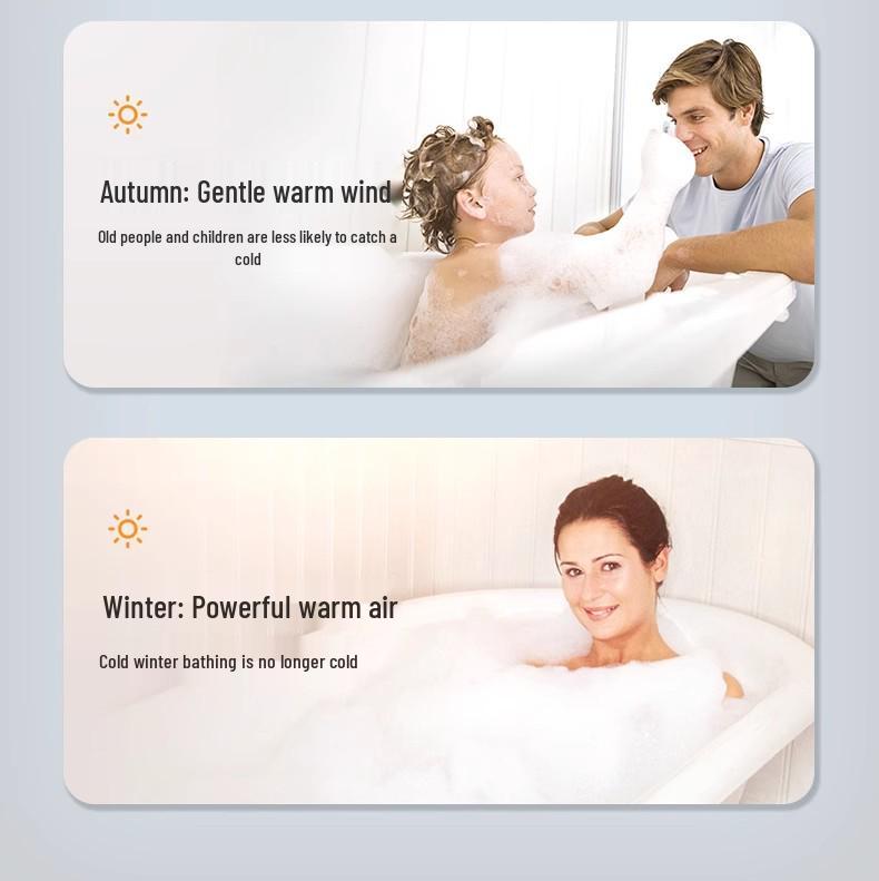 Shenhua 5-in-1 Bathroom Fan: Light, Heat, Ventilate & Warm Air Blower