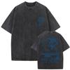 Harajuku Cotton Tshirt Christian Jesus Faith Over Fear Bible Verse Washed Tshirts Men Women Fashion Vintage Oversized T Shirts