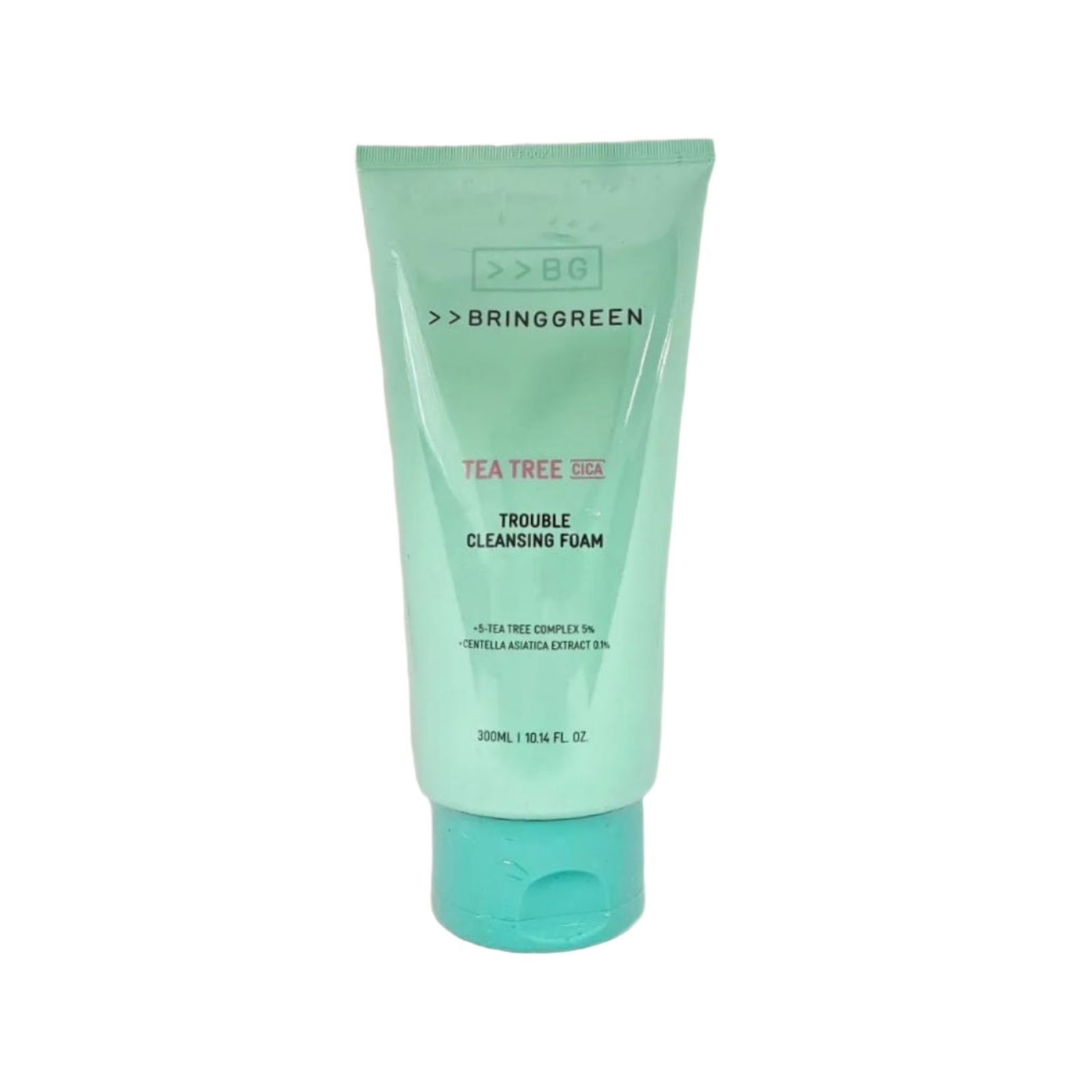 BRINGGREEN Tea Tree Cica Trouble Cleansing Foam 300mL (10.14 fl. oz.)