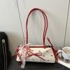 Sweet bow small bag women 2025 new commuter versatile shoulder armpit bag fashion temperament fresh lady