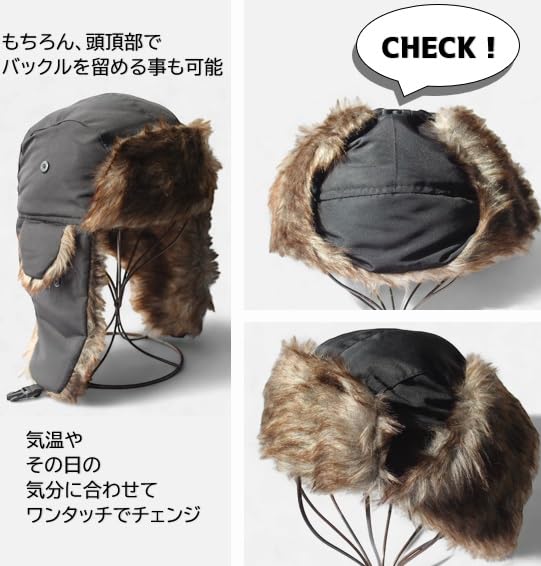 Librass Flight Cap, Pilot Cap, Bomber Hat, Flight Cap, Cold Weather Outdoor Cap for Men and Women (Camouflage Woodland Camo)