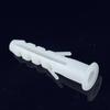White Plastic Expansion Plugs/Screws 6MM, 8MM, 10MM, 12MM - 1000 pcs/bag