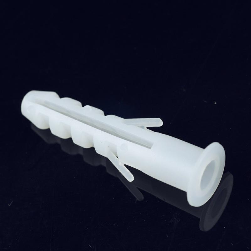 White Plastic Expansion Plugs/Screws 6MM, 8MM, 10MM, 12MM - 1000 pcs/bag