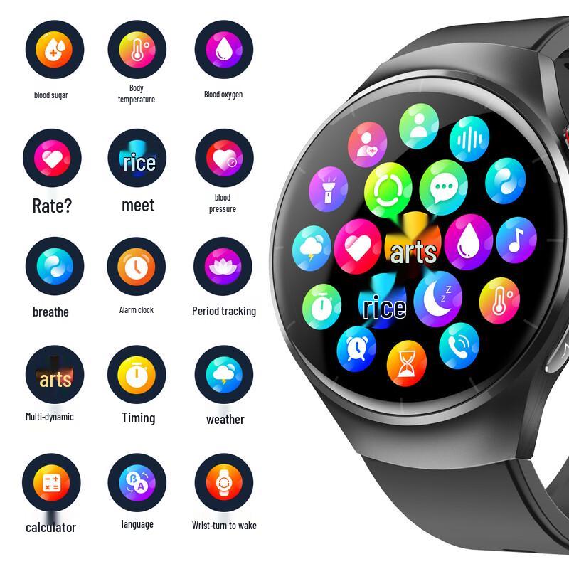COUVEZI F600 Health Monitoring Smartwatch with Bluetooth Calling (CN Version)