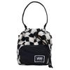 Classic Checkerboard Polyester Plush Shoulder Tote Bag Unisex Bags Black White VN0A5I1JBLK