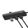 Hub 4W1 Baseus Lite Series Usb-C Do 4X Usb 3.0 + Usb-C, 25Cm (Czarny)