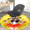 1pc Sailor Moon Anime Cartoon Design Round Carpet  Office Chair Mat, NonSlip Rug for Home Decor, Living Room, Bedroom