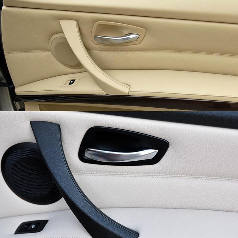 Car Interior Inner Door Handle Panel for BMW E90 E91 3 Series 2004-2012 Sedan Pull Trim Cover Auto Styling