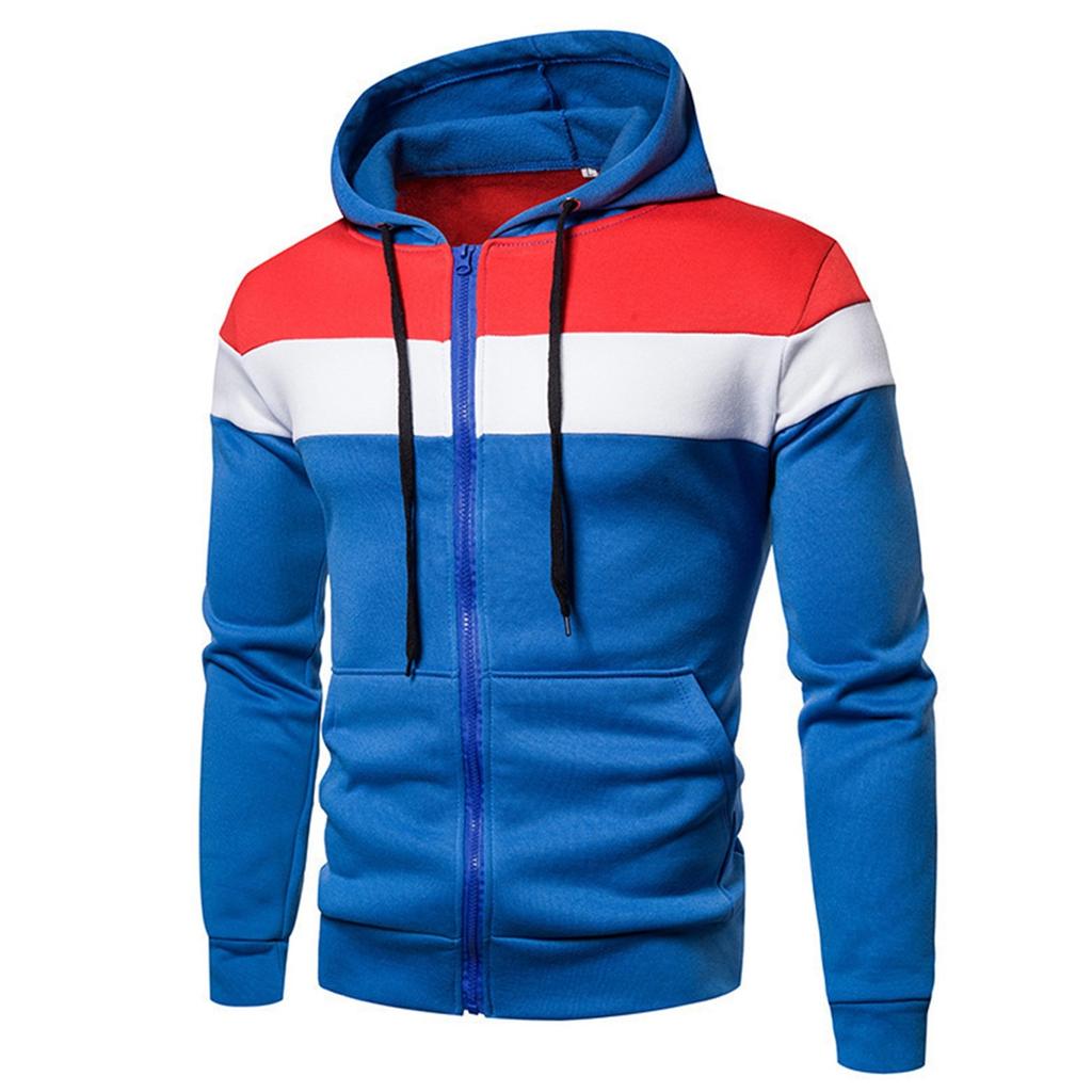 Three-piece Hooded Zipper Sweatshirt Fashion Trend Sports Leisure Fleece Sweatshirt