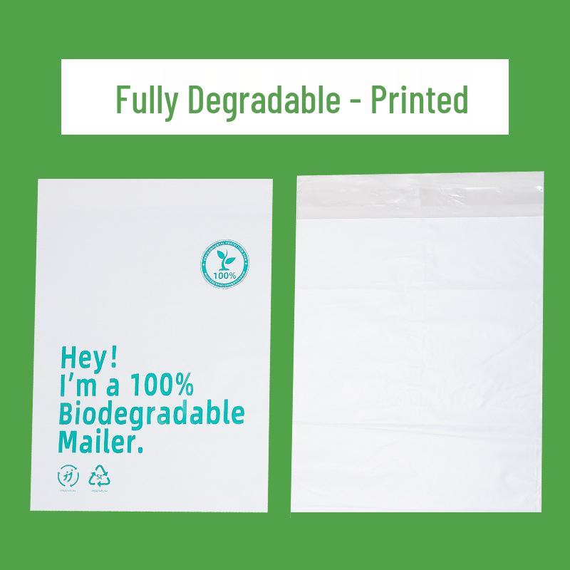 

Экологически чистый водонепроницаемый биоразлагаемый курьерский пакет из PLA+PBAT 17x30cm (100 pcs)