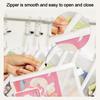 Nylon Pen Bag A4 A5 A6 Pencil Case New Clear Zipper Pouch  Office
