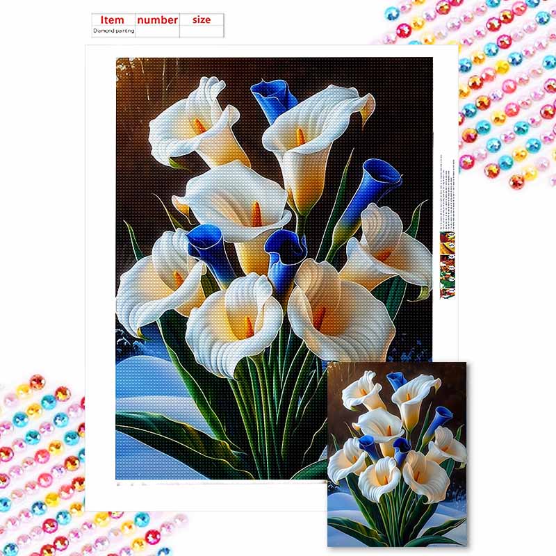 New Arrival 5D DIY Full Circle Diamond Painting "Bouquet" Embroidery Cross Stitch Home Decor Gift