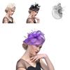 Women's Elegant Feather Headband Aliceband Hat Wedding Fascinator