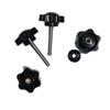 Rollator Replacement Part: Plum Blossom M6 Hand-Tightening Bolt with Rubber Washer