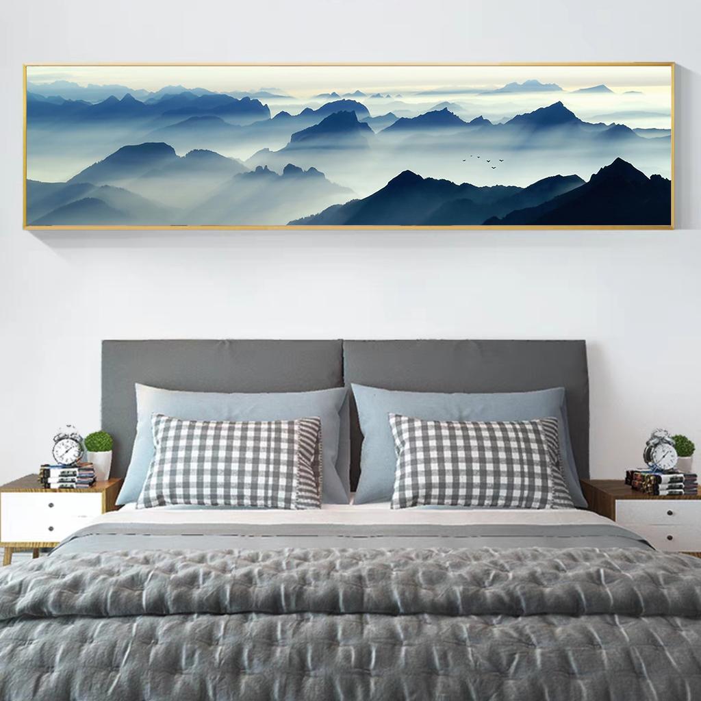 Betrunkene Schönheit Orientalische neue chinesische Tuschemalerei Landschaft Landschaft dekorative Malerei Schlafzimmer Nacht Landschaft Malerei Zimmer