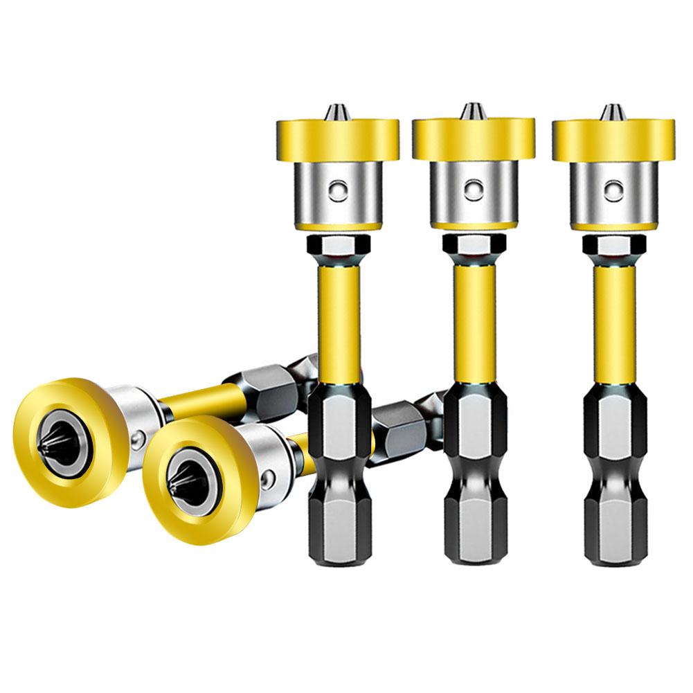 

5 шт. Магнитная отвертка, биты для позиционирования гипсокартона, электрическая дрель, съемные магнитные круговые ограничительные биты