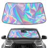 BLUESEATEC Toyota Hilux Front Sunshade for Windshield 8th Generation TOYOTA HILUX GUN125 September 2017 Onwards Laser Reflective 300D Strong