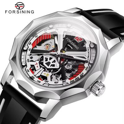 Reloj mecánico para hombre, resistente al agua, con esfera hueca, reloj mecánico manual de moda.