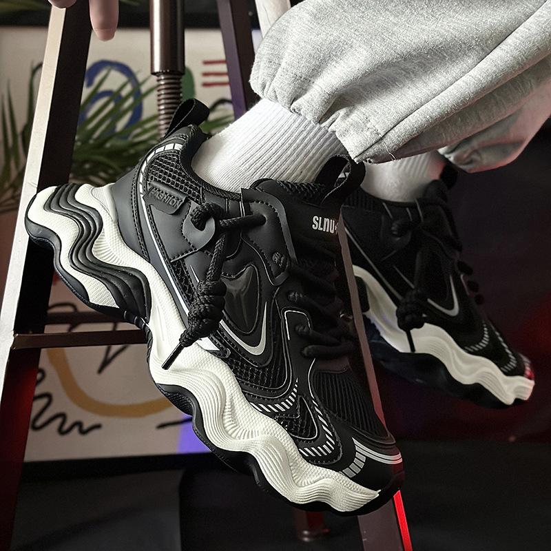 Unsichtbare Schuhe mit Innensohle zur Höhenvergrößerung Herrenschuhe Herrenschuhe Trendmarke Frühling neu Freizeit Sport Papa-Schuhe Herrenschuhe