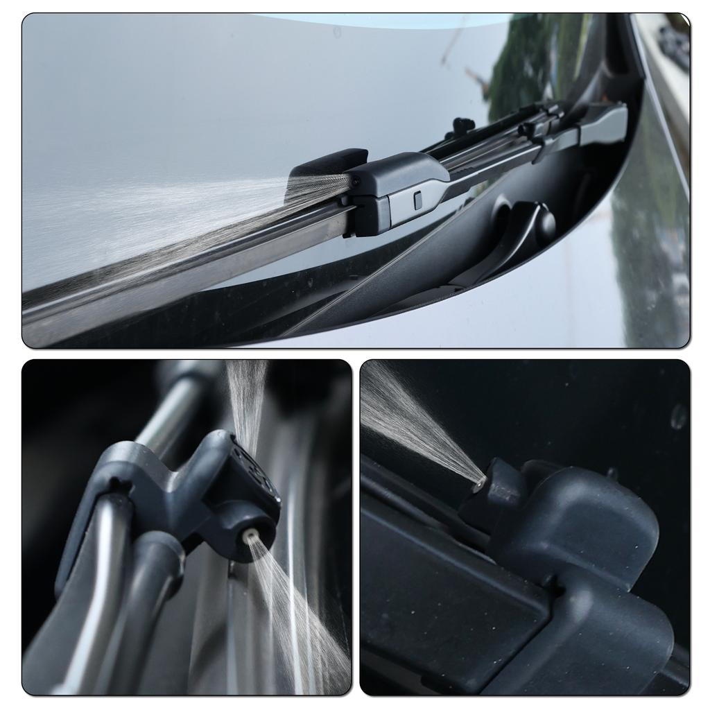2Pcs/Set Front Windscreen Washer Jet Nozzle Spray Water Hose Upgrade or Replace Part For Tesla Model Y 3 2017-2026 1628230-02-A