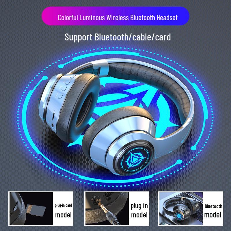 Cross-Border Hot Selling Wireless Bluetooth Over-Ear Headphones: Sports & Gaming Model