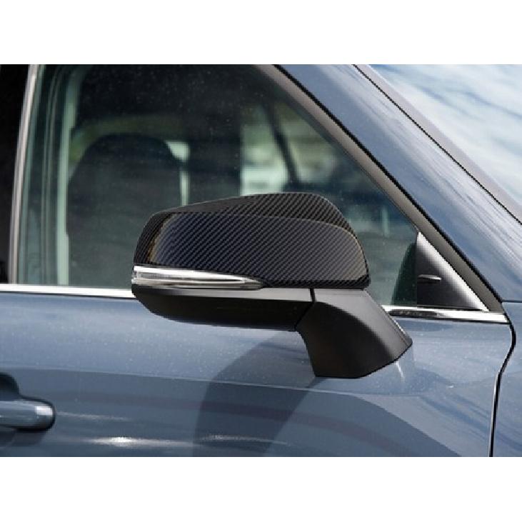 Carbon Fiber Rearview Side Mirror Cover Trim For 24-25 Toyota Grand Highlander