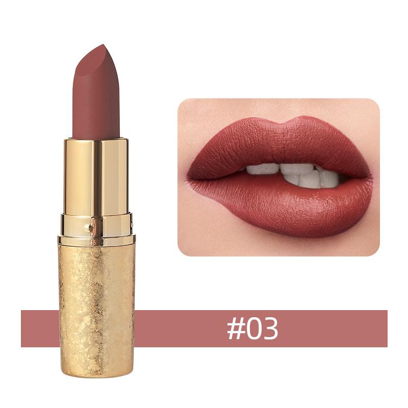 Matte Velvet Lipstick Waterproof Velvet Lip Gloss with Long Lasting Non-Stick Cup Moisturizing Lip Balm