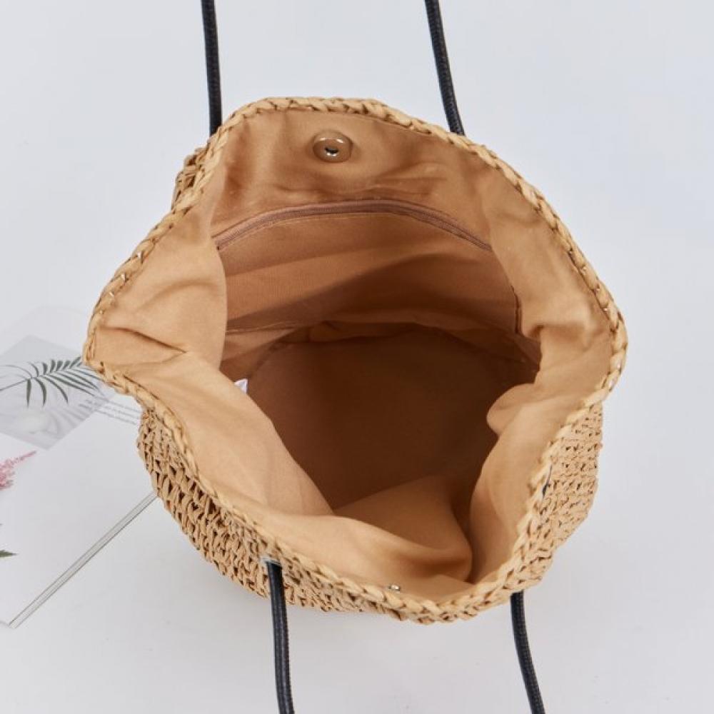 Lala Rattan Schulter Glückstasche Mit Anhänger Lala2b185