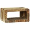 TV Cabinet Set with Shelf 3 Pcs Brown Solid Mango Wood