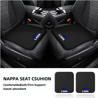 Car Seat Cover Leather Cushion Pad Booster Protective Mat Accessories For Lada 2110 2114 Largus 2112 110 2105 2107 2106 Vesta