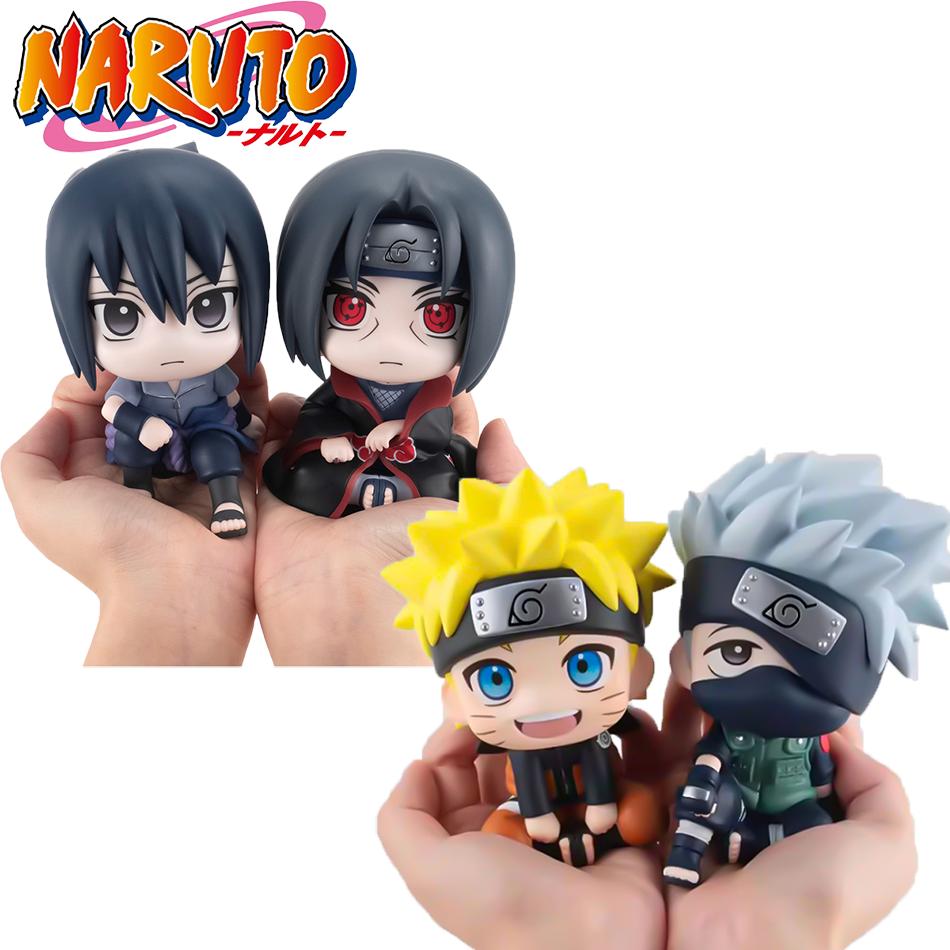 9cm Naruto Anime Figür Naruto Kakashi Aksiyon Figürü Q Versiyonu Kawaii Sasuke Itachi Figür Araba Dekorasyonu Koleksiyon Model Oyuncak