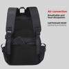 Large-capacity Casual Backpack Breathable Solid Color Backpack Men Backpack  Travel