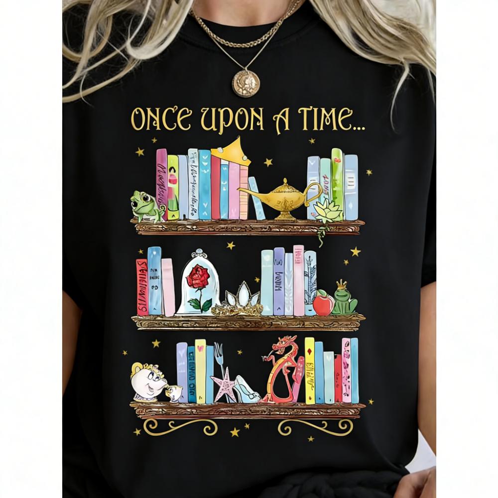 Women's Summer Short-sleeved T-shirt, Casual Loose Round Neck T-shirt